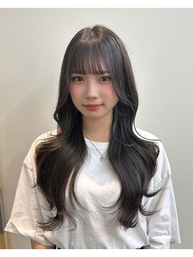 メラク(Merak) 大人可愛い×透明感カラー小顔レイヤーロング【20～40代】