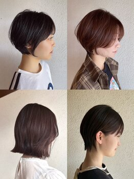 ヘアーリゾート ビッグアップ(hair resort Big up)の写真/骨格補正×似合わせカットで人気の「大人ショート」「くびれショート」で、360度美フォルムに仕上げます。