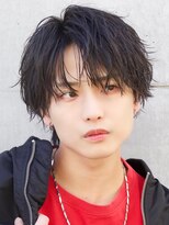 エイド 恵比寿(aid) 無造作コンマバング縦落ちソフトツイストパーマウルフ