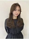 顔まわりレイヤー／顔まわりカット／シースルーバング