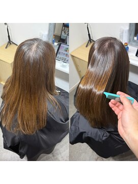 60代髪質改善/縮毛矯正/トリートメント