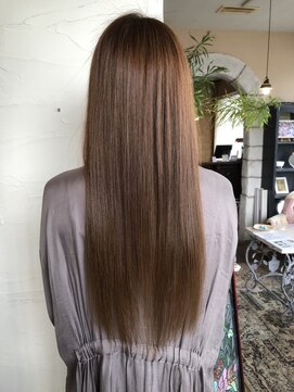 オートゥール(hair room Auteur) ハイトーンロング髪質改善艶髪美髪ストレート