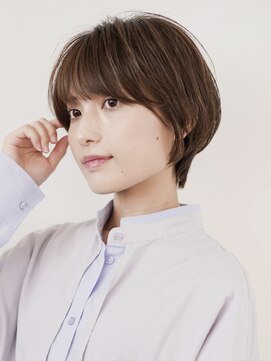 インセプション 銀座(INCEPTION) 切りっぱなしショート・ボブ/絶壁解消/前髪なし/20代/30代/面長
