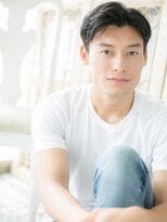 モッズヘア 福岡天神店 mod's天神/ダークブラウンビジネスサイドパートメンズショートa