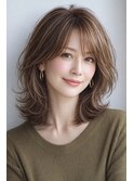 白髪ぼかし脱白髪染め似合わせカット40代50代60代