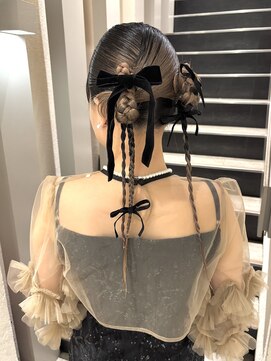 ニューヨークニューヨーク 三宮店(NYNY) カチモリヘアアレンジ/個性的ヘアアレンジ/リボンアレンジ