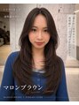 エトワ 新宿三丁目店(ETOWA)&nbsp;マロンブラウンにしっかりレイヤーを入れつつ大人っぽさもプラス