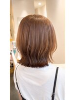 ビーアップヘアー(be:up hair)&nbsp;大人可愛いくびれボブ×透明感ブラウン