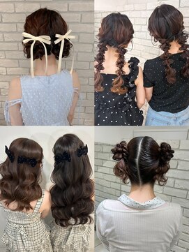 スイ(sui) 推し活ヘアセット名古屋/推し活にぴったりツイン!お揃いヘア♪