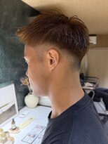 ウォルト(walt) 栄 メンズ ブラウンカラー 束感スパイキーショート