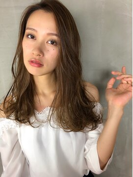 ヘアメイクスタジオ アビール 調布(abi‐ru) ３Dカーキアッシュ