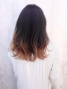 ラッズプラスエイチ(Lads+h) 【Lads+h 】グラデーションカラー☆オレンジ