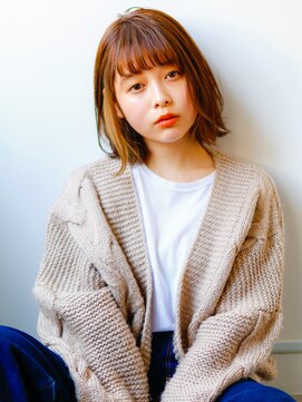 ネイヴィル オモテサンドウ(navile omotesando) ☆インナーカラー外ハネボブ☆navile表参道