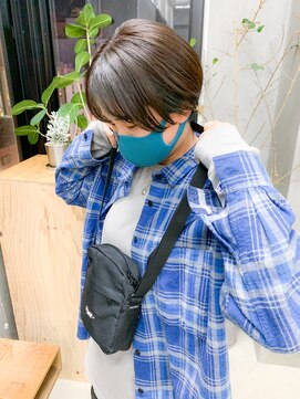 テトヘアー(teto hair) マッシュショート、スリークショート、アッシュブラウン