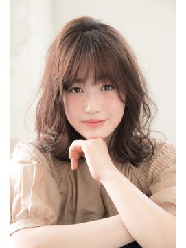 ジョエミバイアンアミ(joemi by Un ami) joemi新宿 ラフパーマ ミディアム 花野