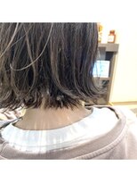 キーゴ 博多(KY-GO.)&nbsp;暗髪ショートbob/ワンレン外ハネ