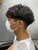 リット×ベリエ(Lit.×belier)&nbsp;波巻きスパイラルパーマツーブロックツイストスパイラルパーマ