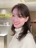 ピークアブー 表参道(PEEK-A-BOO)&nbsp;☆大人かわいい20代30代40代くびれミディアムボブフェザーバング