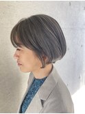 大人ショートボブ【白髪ぼかし】【40代】【30代】