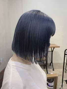 アールプラスヘアサロン(ar+ hair salon) ネイビーカラー