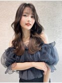 【Lond ambre】五島巨幹 くびれヘア/レイヤー/韓国ヘア/前髪T