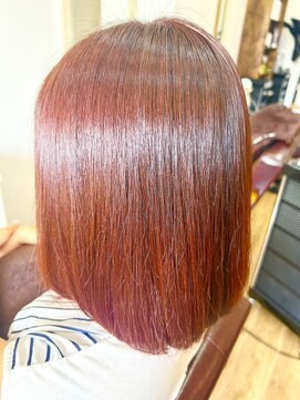 ルーカス(lucas) 艶髪コーラルピンク