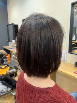 アルター(aL ter) ひし形ボブ［イメチェン/似合わせカット/レッドブラウン/鎌取］