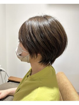 スーリール 南大分店(Sourire) 【sourire南大分】くすみベージュ×ショート