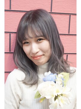 ヘアカラーファクトリー 原口☆撮影スタイル＊透け感グレー☆福岡久留米