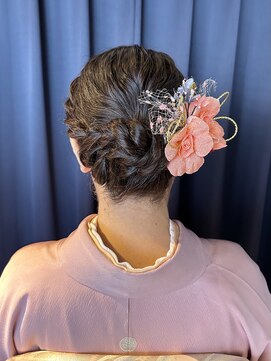 シークエストアンドシプラス(C/QUEST&C-plus) まとめ髪 訪問着 辻堂 ヘアセット