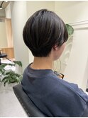 ★似合わせカットシースルーバングこなれミディダークアッシュ