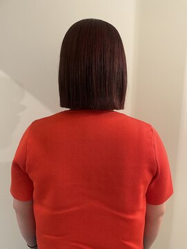 ユニコ(unico) ブリーチなしカラー/ダブルカラー/切りっぱなしボブ