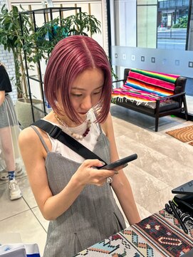 ハレル 戸塚(HAREru.) ☆ピンクカラー　ボブカット