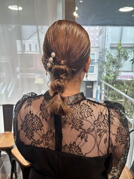 ヘアーアンドメイク ビス(HAIR&MAKE bis) 結婚式アレンジ☆ももこ