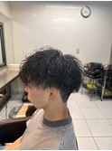 波巻きパーマ　ツイストパーマ　メンズパーマ　メンズカット