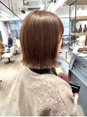 パツッとボブ 切りっぱなし  熊本 ruen  山田大貴
