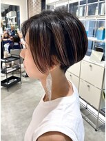 ステアケース 武蔵小杉店(stair:case)&nbsp;大人ハンサムショート/ツーブロック/ハイライト/30代40代50代