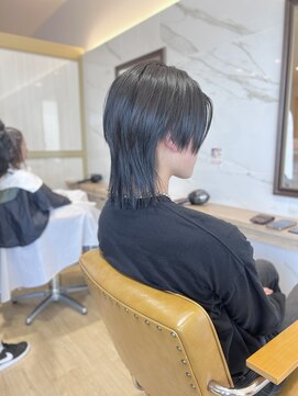 ラポールヘアー(rapport hair) センターパート×ウルフ＊
