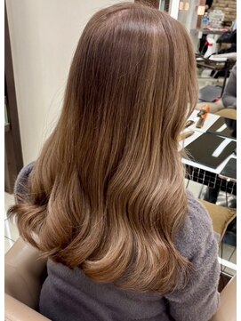 スタイル 横浜(STYLE) ハイトーン/ケアブリーチ/ベージュグラデーション/