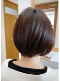 ふんわりひし形ボブヘア