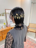 ヘアー アイス カンナ(HAIR ICI Canna)&nbsp;お呼ばれアレンジ♪20代30代40代大人可愛いタイト編みおろし