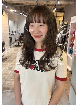 シャルムバイサラ(charme by sarah) オリーブグレージュ/ハイレイヤー