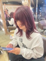 コワファースト 大分(COIFF1RST) ピンクバイオレットカラー