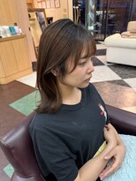 シャンプー ボーイ 宮崎柳丸店(SHAMPOO BOY) 遅れ毛/外ハネミディアム【宮崎市/遅れ毛】