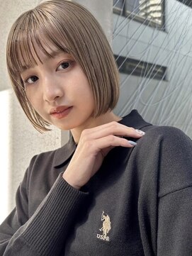 ミンクス ギンザ セントラル(MINX ginza central) イメチェンハイトーンあごラインbob