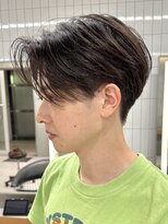 センターパート曲がる縮毛矯正