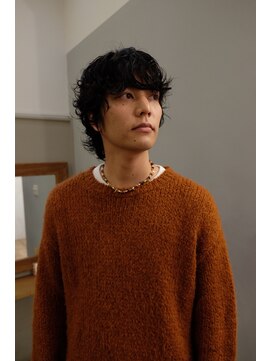 テテコケット(tete coquette) ミディアムマッシュウルフ × カーリーパーマ × ヘルシーヘア