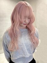 ペレ アネックス 大阪梅田茶屋町店(PELE ANNEX)&nbsp;くびれヘア/アプリコットオレンジ/夏のヘアアレンジ/梅田