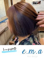 エマヘアデザイン(e.m.a Hair design) インナーパープル