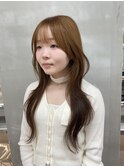 エレン指名/レイヤーカット/ハッシュカット/透明感/暗めカラー